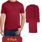 Gildan Unisex Cardinal Red Softstyle T-Shirt Blanks for Printing, Crewneck Tee